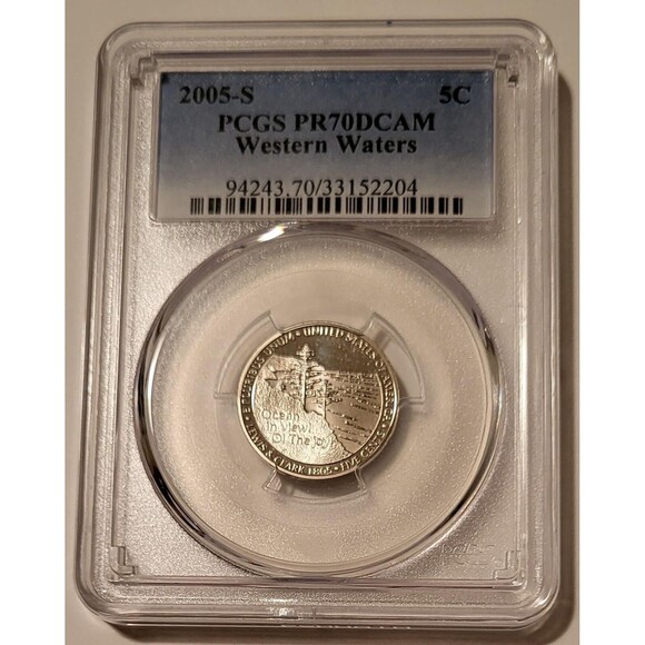 2005 S Jefferson Western Waters Nickel Proof PR70 DCAM PCGS - Picture 1 of 2